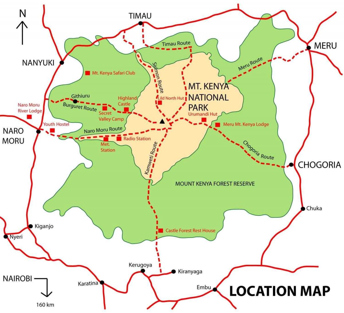 kart dağ Kenya