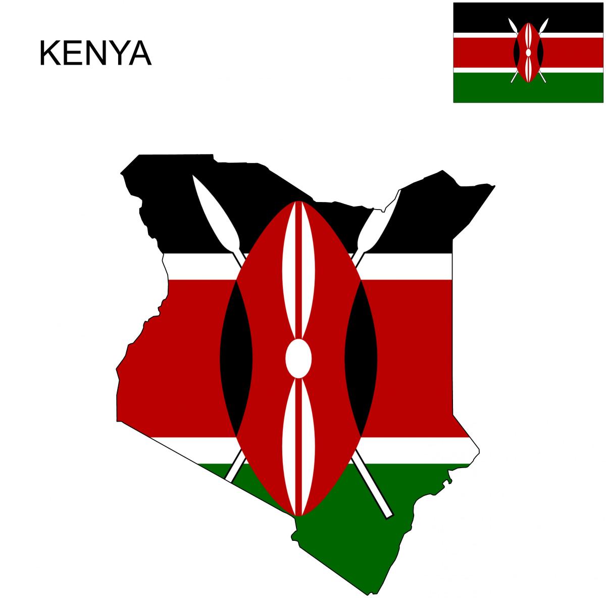 kart Kenya bayrağı