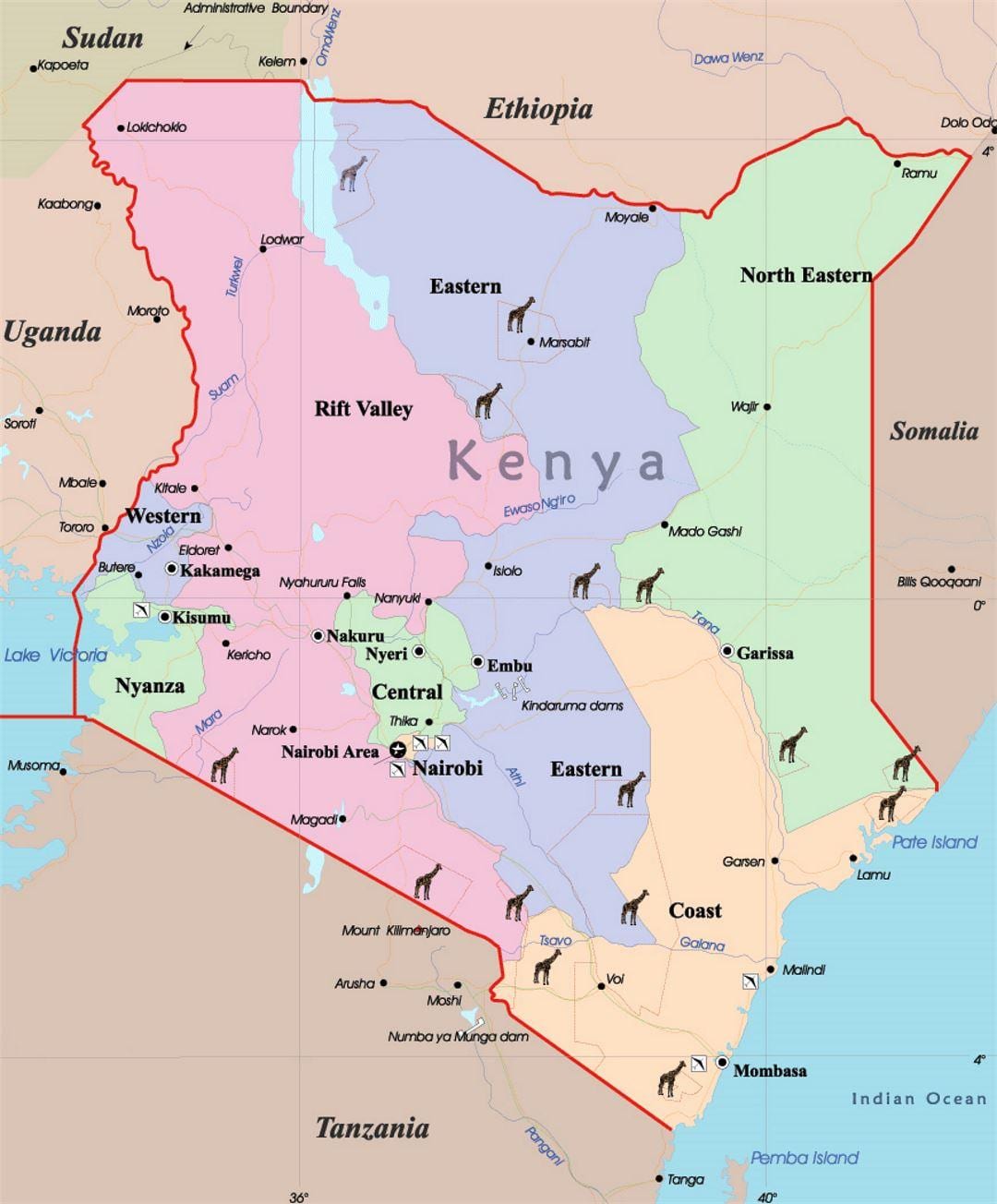 kart Keniya