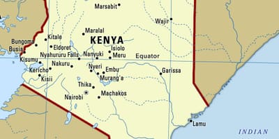 Kart ламу Kenya