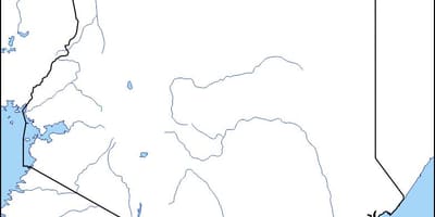Xəritə boş kart Keniya