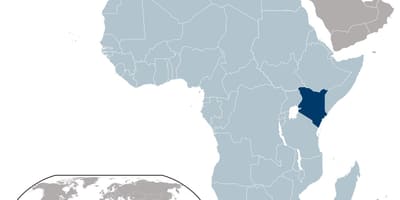 Kenya yer xəritəsi 